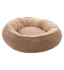 FLAMINGO Lit pour chien fermeture éclair Colette Rond 46 cm Taupe