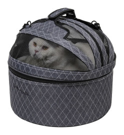 Jack and Vanilla Sac de transport pour animaux de compagnie Bizou Gris