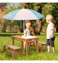 AXI Table de pique-nique à sable et eau Dennis cuisine de jeu et bancs