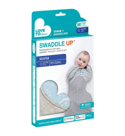 Love to Dream Couverture bébé Swaddle Up Warm Étape 1 M Bleu