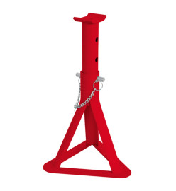 Carpoint Ensemble de support d'essieu 2 pièces 2000 kg Rouge