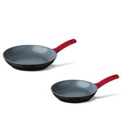 CUISINOX Ensemble de poêles à frire 2 pcs Rouge