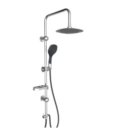 EISL Ensemble de douche DUSCHTRAUM Chrome et noir