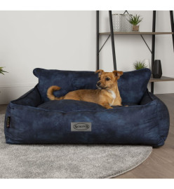 Scruffs & Tramps Lit pour chien Kensington L 90x70 cm Bleu marine