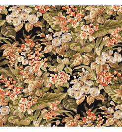 DUTCH WALLCOVERINGS Papier peint floral Noir