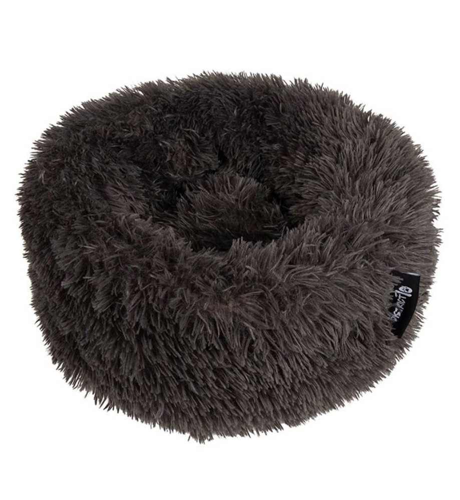 DISTRICT70 Lit pour animaux de compagnie FUZZ Gris foncé S