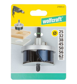 wolfcraft Ensemble de 7 scies cloches économique Acier