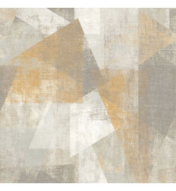 DUTCH WALLCOVERINGS Papier peint Perspectives Beige et gris