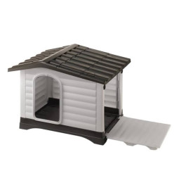 Ferplast Niche pour chiens Villa 70 Gris 73 x 59 x 53 cm 87253099