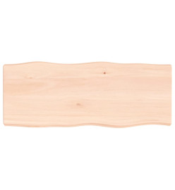 Dessus de table bois chêne massif non traité bordure assortie