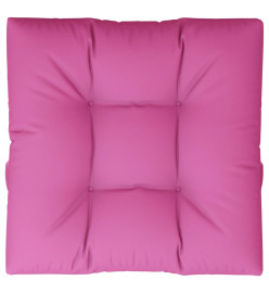 Coussin de palette Rose 80x80x12 cm tissu