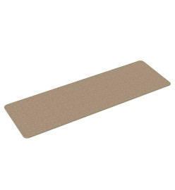 Tapis de couloir aspect sisal sable 50x150 cm