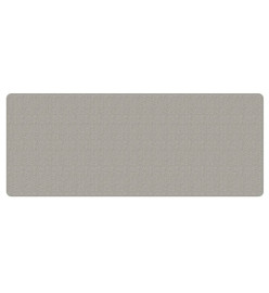 Tapis de couloir aspect sisal taupe 80x200 cm