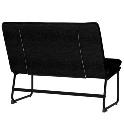 Banc Noir 100x75x76 cm Tissu