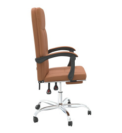 Fauteuil inclinable de bureau Marron Similicuir