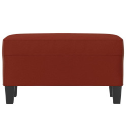 Banc Rouge bordeaux 70x35x41 cm Similicuir