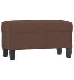 Banc Marron 70x35x41 cm Similicuir