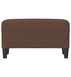 Banc Marron 70x35x41 cm Similicuir