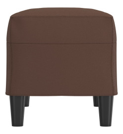 Banc Marron 70x35x41 cm Similicuir