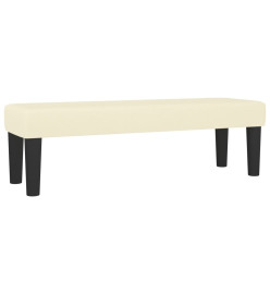 Banc Crème 100x30x30 cm Similicuir