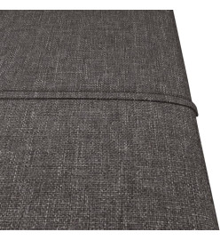 Panneaux muraux 12 pcs Gris foncé 30x30 cm Tissu 1,08 m²