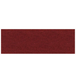 Panneaux muraux 12 pcs Rouge bordeaux 90x30 cm Tissu 3,24 m²