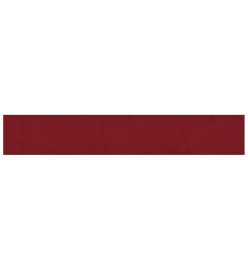 Panneaux muraux 12 pcs Rouge bordeaux 90x15 cm Velours 1,62 m²