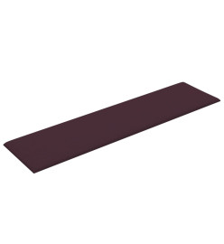 Panneaux muraux 12 pcs Violet 60x15 cm Tissu 1,08 m²