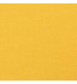 Repose-pied Jaune moutarde 60x60x36 cm Tissu