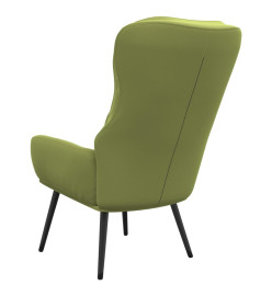 Chaise de relaxation Vert clair Velours