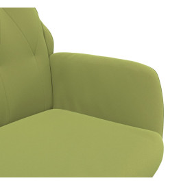 Chaise de relaxation Vert clair Velours