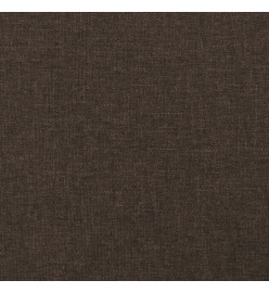 Repose-pied Marron foncé 78x56x32 cm Tissu