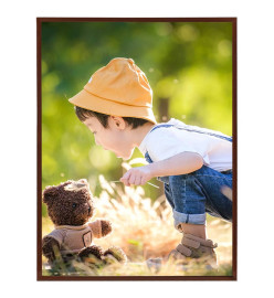 Collage de cadres photo 5 pcs de mur table Bronze 50x60 cm MDF