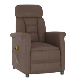 Fauteuil de massage Marron Similicuir