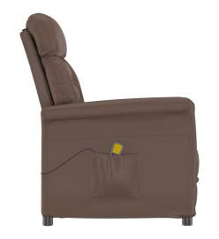 Fauteuil de massage Marron Similicuir