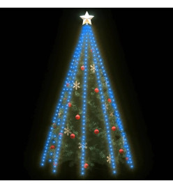 Guirlande lumineuse d'arbre de Noël 400 LED Bleu 400 cm