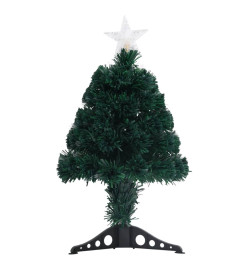 Arbre de Noël pré-éclairé avec support 64 cm fibre optique