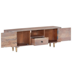 Meuble TV 118x30x40 cm Bois d'acacia massif