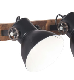 Lampe murale industrielle Noir 45x25 cm E27