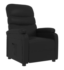 Fauteuil inclinable Noir Similicuir