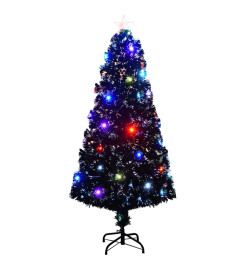 Arbre de Noël pré-éclairé avec support 150 cm fibre optique