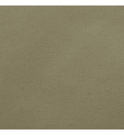 Voile de parasol Tissu Oxford rectangulaire 6x7 m Beige