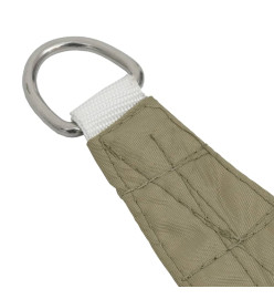 Voile de parasol Tissu Oxford rectangulaire 6x7 m Beige