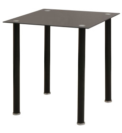 Ensemble table et chaise de salle à manger 5 pièces noir