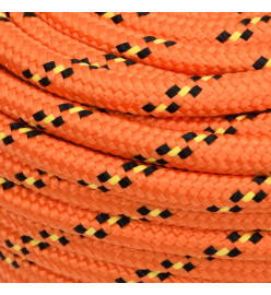 Corde de bateau Orange 16 mm 250 m Polypropylène