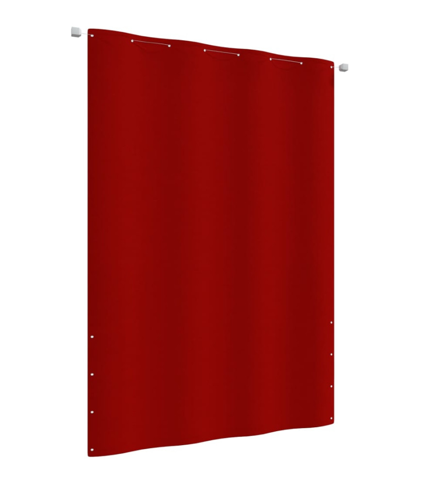 Écran de balcon Rouge 160x240 cm Tissu Oxford