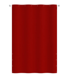 Écran de balcon Rouge 160x240 cm Tissu Oxford