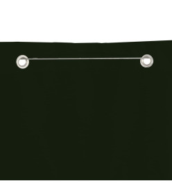 Écran de balcon Vert foncé 120x240 cm Tissu Oxford