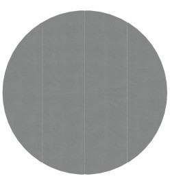 Bâche de piscine gris clair Ø428 cm géotextile polyester