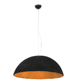 Lampe suspendue Noir et doré Ø70 cm E27